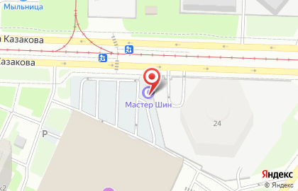 Шиномонтажная мастерская Мастер Шин на проспекте Маршала Жукова на карте