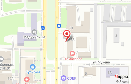 Магазин постельного белья и тканей Анастасия на улице Романенко в Миассе на карте