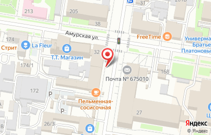 Киоск по продаже печатной продукции ФГУП Почта России на Пионерской улице, 32/1 киоск на карте