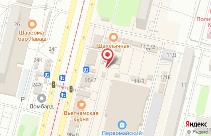 Магазин хлебобулочных изделий Хлебодар в Советском районе на карте
