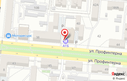 Тропик на улице Профинтерна на карте