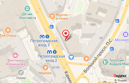 Портал Элит Новострой на Каменноостровском проспекте на карте