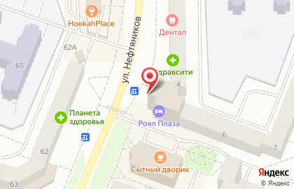 Ночной клуб Royal Night в Ханты-Мансийске на карте
