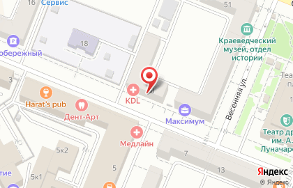Клинико-диагностическая лаборатория KDL на Ноградской улице на карте