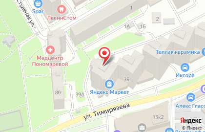 ТСМ на улице Тимирязева на карте