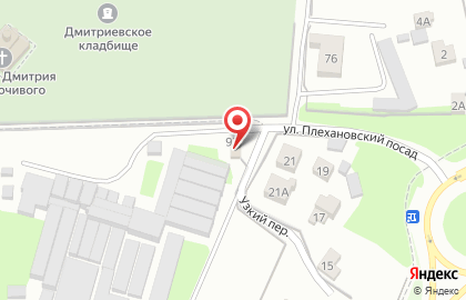 Садовый центр Псковский трест зеленого хозяйства на карте