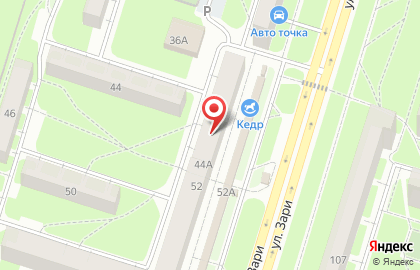 Банкомат ВТБ на улице Новой Зари, 44а на карте