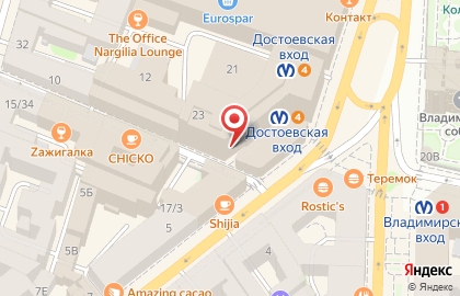 БРУКС кредитный консультант на Владимирском проспекте на карте