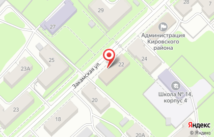 Управление муниципальным жилищным фондом г. Перми в Кировском районе на карте