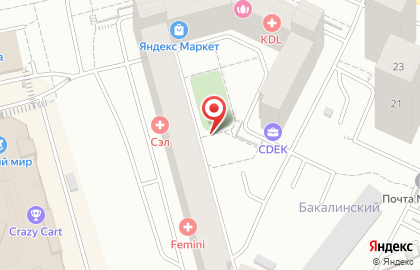 Компания ГК СТ ГРУПП на Бакалинской улице на карте