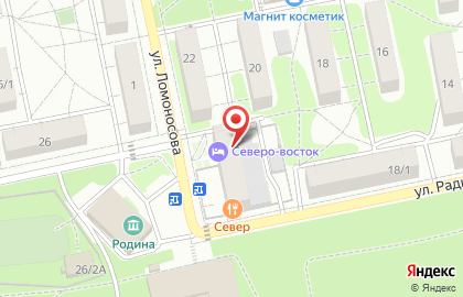 Кафе-бар Север на карте
