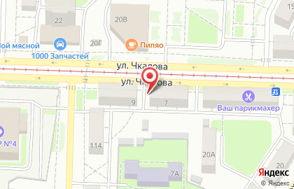 Сервисный центр OK-CENTER на улице Чкалова на карте