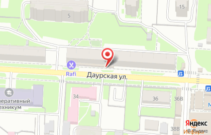 Продуктовый магазин Августина на Даурской улице, 11 на карте