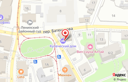 Гостиничный комплекс Купеческий Дом в Томске на карте