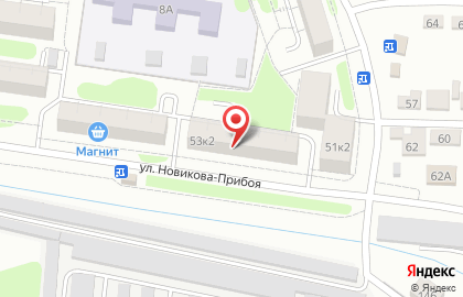 Аптека А-Мега на улице Новикова-Прибоя, 53к2 на карте