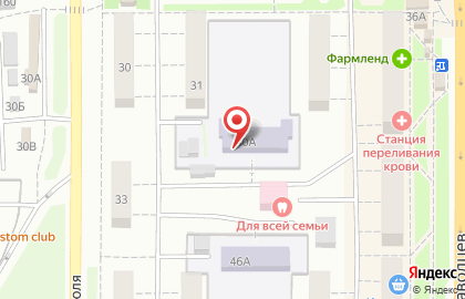 Детский сад №52 на проспекте Автозаводцев на карте