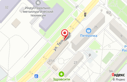 Магазин овощей и фруктов на ул. Тельмана, 25/5 на карте
