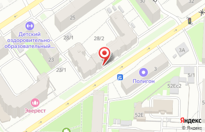 Уником на Железнодорожной улице на карте