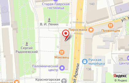 Продовольственный магазин Монастырская Трапеза на карте