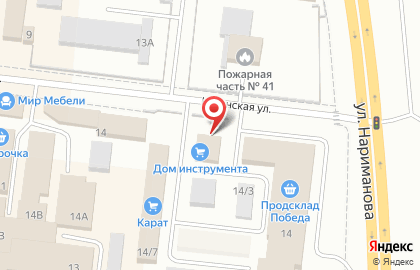 Крючок на Казанской улице на карте