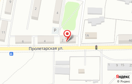 Салон-парикмахерская Лидер на Пролетарской улице на карте