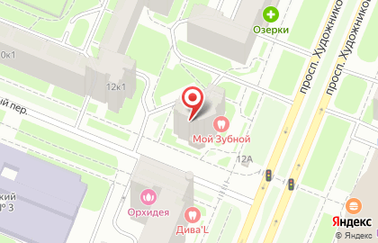 Сервисный центр Stitch на проспекте Художников на карте