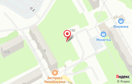 Киоск по продаже фруктов и овощей в Индустриальном районе на карте