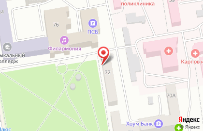 Магазин продуктов на проспекте Ленина на карте