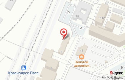 Отдел Западно-Сибирской транспортной прокуратуры в Железнодорожном районе на карте