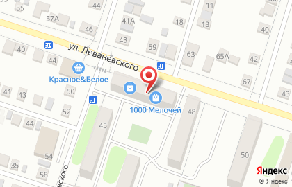 Магазин у дома Бристоль на улице Леваневского на карте