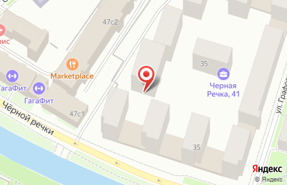 ЛеРо М-Компани на метро Чёрная речка на карте
