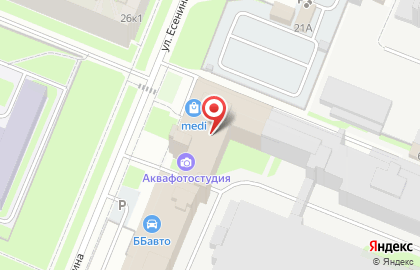 Автосервис Вилгуд на улице Есенина на карте
