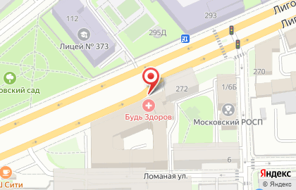 Аптека Будь здоров! в Санкт-Петербурге на карте