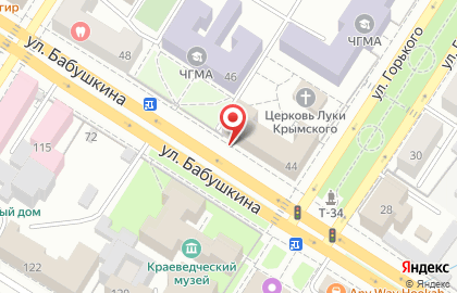 Клиника медакадемии на улице Бабушкина, 44 на карте