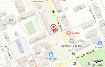 Магазин женского нижнего белья Леди Ночь на карте