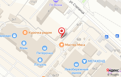 Магазин кондитерских изделий Рахат на проспекте Комарова на карте
