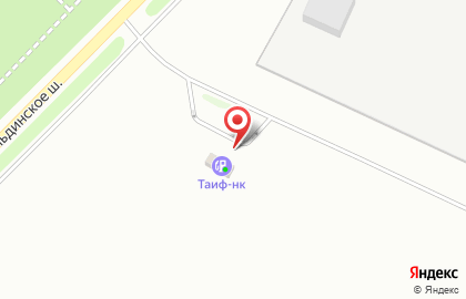Таиф-нк азс на Сельдинском шоссе на карте