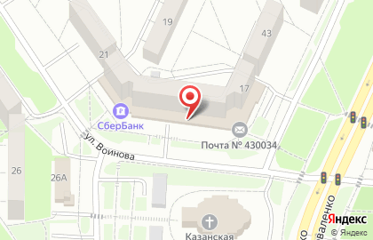 Совкомбанк в Саранске на карте