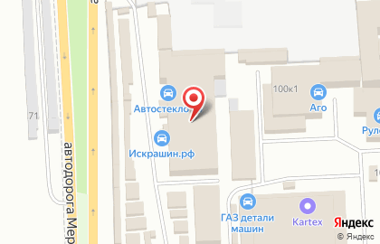 Искра на Шадринской улице на карте