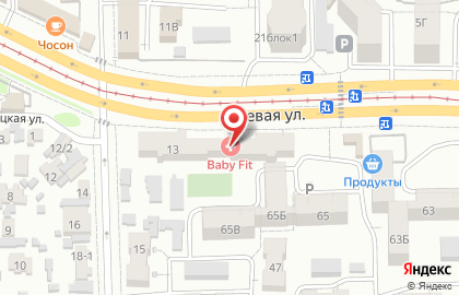 Сапожок в Октябрьском районе на карте