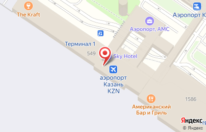 Линейный отдел полиции в аэропорту города Казани в Казани на карте