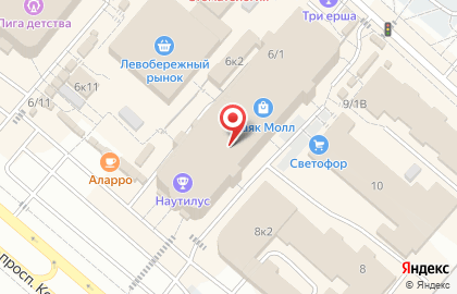 Магазин Мир часов на проспекте Комарова на карте