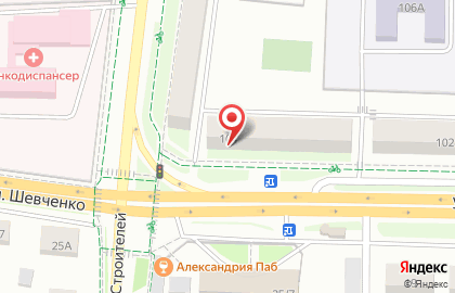 Интехком на улице Шевченко на карте