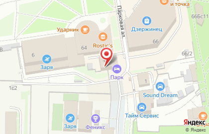Отель Парк в Нижнем Новгороде на карте