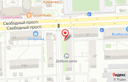 Аптекарь на Красномосковской улице на карте