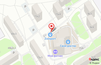 Многофункциональный кинологический центр ZOOsport на карте