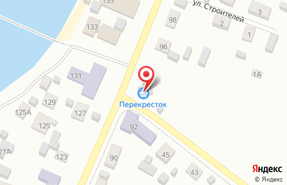 Продовольственный магазин Перекресток на улице Ленина на карте