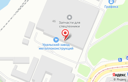 Торгово-производственное предприятие Урал НТ на Индустриальной улице на карте