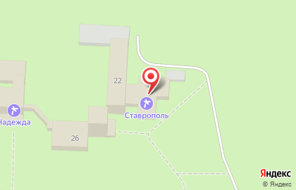 Санаторий-профилакторий Ставрополь на Лесопарковом шоссе на карте