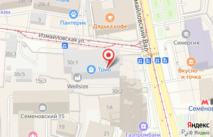 Красная Заря на Семёновской на карте